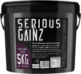 The Bulk Protein Company - Serious Gainz – Mass Gainer Protein Powder – Black Fo