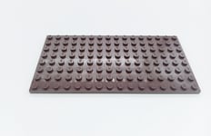 LEGO 8x16 DARK BROWN Base Plate Baseplate - 8x16 STUDS (PINS)  - Brand New