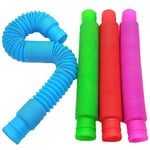 4-Pack Fidget Toys - Pop tube - Sensory - Flera färger - Multicolor