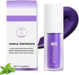 Purple Toothpaste Whitening, Colour Corrector Serum for Pain Sensitive Teeth Too