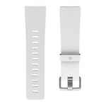 White Large Classic Band for FitBit Versa
