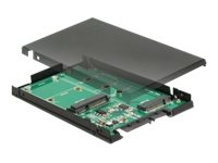 Delock 2.5" Converter Sata 22 Pin > 1 X M.2 Key B + 1 X Msata - 9.5 Mm - Kontrollerkort - Msata, M.2 - M.2 Card / Msata - Sata 6Gb/S