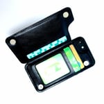 Smart Designat Plånbok Mobilskal Till Iphone 8 Svart