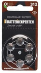 Hörapparatsbatteri 312 (Rayovac) 6st/karta