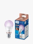 Philips Smart LED 8.5W B22 RGB Classic Bulb Connected by WiZ, Frosted