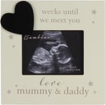 Bambino Countdown Baby Scan Frame-Weeks Until We Meet You-Love Mummy and...