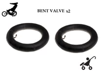 2 x Maxi Cosi Mura, Bugaboo Cameleon, i'COO Pram Inner Bent Valve Tube 12.5"