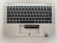 HP EliteBook x360 1030 G7 M16980-091 Norwegian Keyboard Norway Norse Palmrest