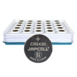 Japcell Batteri Litium CR2430 100 St JAPCELL CR2430-Batterier - st. 100048308