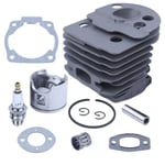 46mm Cylinder Kompatibel Med Husqvarna 51 55 Rancher Ersätter Kompatibel Med 503609171 503609172 med Nål Stift Dämpare Kit