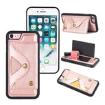 Apple Iphone 78 Skal Med En Spegel - Rose Guld