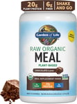Garden of Life Organic Vegan Meal Replacement - Raw Plant Based Protein Powder,