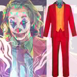 Jud- Joker cosplay Halloween cosplay clown kostym kläder XXL