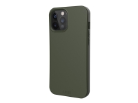 UAG Rugged Case for iPhone 12 Pro Max 5G [6.7-inch] - Outback Bio Olive - Baksidesskydd för mobiltelefon - 100 % komposterbar bioplast - oliv - 6.7 - för Apple iPhone 12 Pro Max