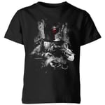 Star Wars Boba Fett Distressed Kids' T-Shirt - Black - 3-4 Years