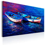 Billede - Abandoned Boats - 120 x 80 cm - Premium Print