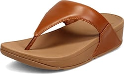Fitflop Women's Lulu Leather Toepost Toe-Post Sandals, Beige (Ss18 Light Tan 592), 9 UK 43 EU