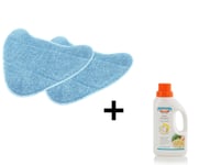 Vax Steam Detergent + 2 Steam Cleaner Mop Floor Pads - S2 S2S S2C S2S-1 S2ST