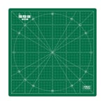 Skärmatta roterande 3-lager | 300x300mm | Olfa RM-30x30 | grön