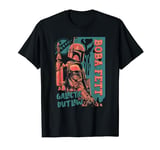 Star Wars The Book Of Boba Fett Galactic Outlaw Poster T-Shirt