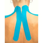 Gymstick Kinesiology Tape Pre-cut Neck / Shoulder Blå 2 Units