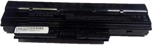 MicroBattery Toshiba Satellite Replacement Battery Li-Ion 10.8V MBI53538 Black