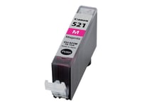 Canon Cli-521M - 9 Ml - Magenta - Original - Förpackning Med Stöldmärkning - Bläcktank - För Pixma Ip3600, Ip4700, Mp540, Mp550, Mp560, Mp620, Mp630, Mp640, Mp980, Mp990, Mx860, Mx870