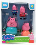 Peppa Pig Family Figures 4 Pack Mummy, Daddy, Peppa, George Boxed