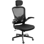 TecTake® Chaise de Bureau Fauteuil de Bureau Fauteuil pivotant Design 360°, Chaise Ergonomique, Fauteuil avec Accoudoirs, Appuie-tête & Coussin Lombaire, Roulette, Teletravail, Chaise Gaming