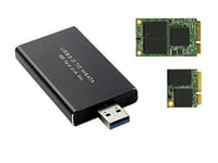 KALEA-INFORMATIQUE Boitier mSATA vers USB3 au Format Compact pour SSD de Type mSATA 30mm ou 50mm