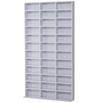 Media Storage Shelf Rack Unit Video Wood Bookcase