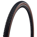 Schwalbe X-One AllRound TLE Cyclocross Bike Tyre 700 x 33 Folding, Brown 700x33c