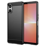SKALO Sony Xperia 5 V Armor Carbon Stöttåligt TPU-skal - Fler färger Svart