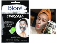BIORE CHARCOAL WHIPPED PURIFYING DETOX DEEP PORE OIL-FREE MASK OILY SKIN 15g