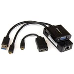 StarTech.com Kit d'adaptateurs pour Lenovo Yoga 3 Pro - Micro HDMI vers VGA, Micro HDMI vers HDMI, USB 3.0 vers GbE (LENYMCHDVUGK)