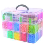 Superstort Loom Bands Kit - 28.000st och massor med tillbehör.