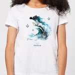 Frozen 2 Nokk Water Silhouette Women's T-Shirt - White - XL