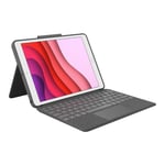 Logitech Combo Touch trackpad case for iPad (7th, 8th, & 9th gen) with precision