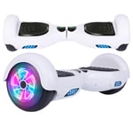 Hoverboard go Kart Seat, 6.5 Inches Hoverboard Hoverkart with LED Lights and Bluetooth Speaker, Hoverboard Go Kart Bundle for Kids Boys Girls