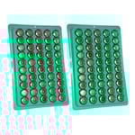 50/100/150 st LR44 AG13 140mAh Cell Coin Watch Battery L1154 357 SR44 1.5V Alkaline Button Batteries Lämplig för klocka 0.2 100 pieces