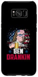 Coque pour Galaxy S8+ Ben Drankin 4 juillet Ben Franklin USA Flag