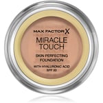 Max Factor Miracle Touch Fugtgivende creme foundation SPF 30 Skygge 080 Bronze 11,5 g