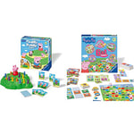 Ravensburger Peppa Pig Muddy Puddles Game for Kids Age 4 Years and Up - Fun and Fast Family Activity & Peppa Pig 6-in-1 Games Compendium For Kids & Families Age 3 Years and Up - Bingo