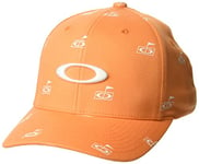 Oakley Unisex's Flag Print Hat Cap, Soft Orange, L-XL