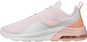 Nike Women's WMNS Air Max Motion 2 Track & Field Shoes, Multicolour (Pale Pink/Washed Coral/Pale Ivory 000), 4 UK