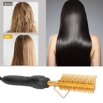 Electric Heating Comb WetDry Straightening Curling Hot Brush Hair Styling UK REL