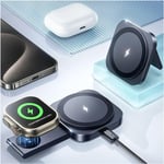 2 in 1 Magsafe Charger Stand for Iphone Foldable Wireless Charging Pad for Iphon