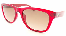 Lacoste Sunglasses Crystal Red with Solid Red and Grey  Gradient Lenses L734 603