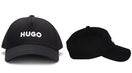 Hugo Baseball Style Cap Mens Jude Black Hat Hugo Boss One-Size Cotton Caps BNWT