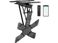 Maclean Elektriskt Takfäste För Tv, Tuya-Stöd, Max Vesa 600X400, 90St Svängbart, 23"-65", 30Kg, Mc-491
